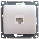 GSL000681K Розетка комп. RJ45 кат5 перламутр SE