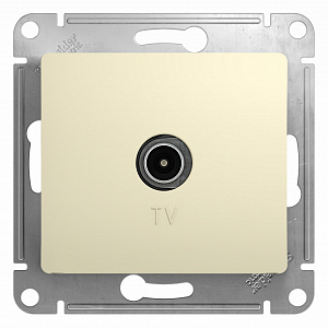GSL000293 Розетка TV коннектор Бежевый SE
