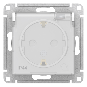 ATN440146 Механизм розетки с/шт с крышкой IP44 Белый AQUA SE (1/15)