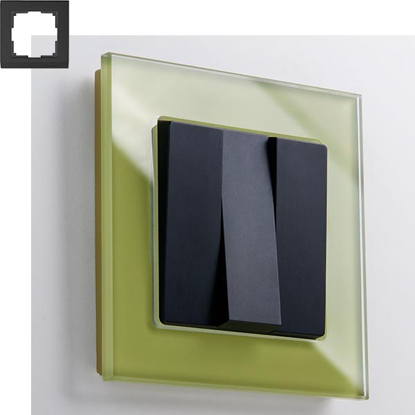 Рамка 1п WL01-Frame-01 Favorit Фисташковый WERKEL