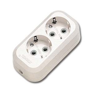 Makel колодка удлинителя 2гн с/з  MGP111 (20)