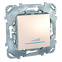 SE Unica Диммер нажимной 20-350W бежевый  MGU5.515.25ZD