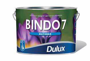 Краска ВД SADOLIN Bingo 20 WO интер.п/мат.моющ.10л 68012-10
