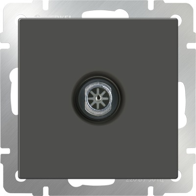 Розетка TV оконечная WL07-TV Серо-коричневый WERKEL