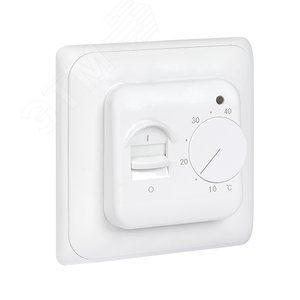 Термостат для теплых полов механический Белый 16A 230В Basic mtt-2 EKF
