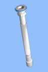 гофрасифон 1,1/2 удлиненный (40x50)  G 116