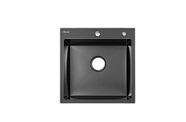 МОЙКА ARONA ARS 500*505 BLACK PVD NANO
