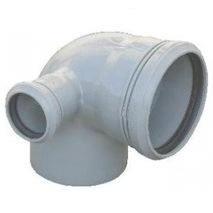 Отвод СИНИКОН 110 фронт рас. 50 левый 90 град. (552003R)