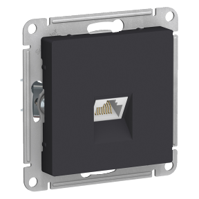 ATN001083 Механизм комп розетки RJ45 Карбон SE