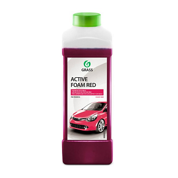 GraSS Ср-во д/бесконтакт.мойки "Розовая суперпена" Active Foam RED" концентрат 1кг (12шт/кор) 800001