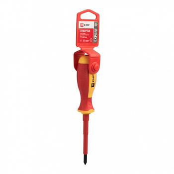 Отвертка крестовая диэлектрическая шлиц PZ 1000В pz-1-80-exp-in Expert EKF PROxima