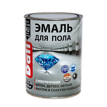 Эмаль для пола  DALI белая (база А) 2л