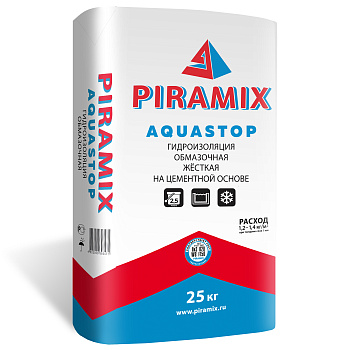 Гидроизоляция обмазочная PIRAMIX AQUASTOP  25кг   