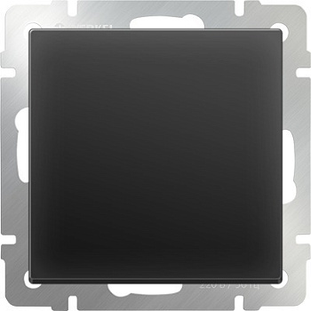 Выключатель 1кл W1110008 Черный матовый WERKEL a051608