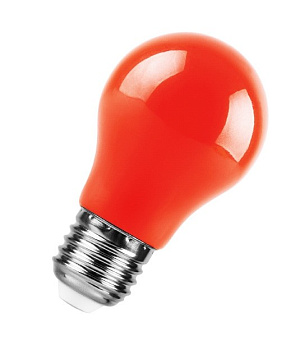 Лампа LED Шар 3W E27 КРАСНЫЙ  LB-375 FERON