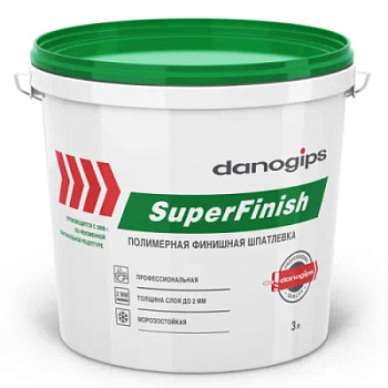 Шпатлевка финишная DANOGIPS Super Finish 3л (5кг) 606395