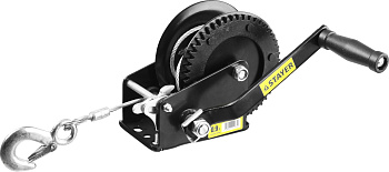 Лебедка "STAYER MAXPull" барабанная, тросовая 0.9т 8м 43112-0.9