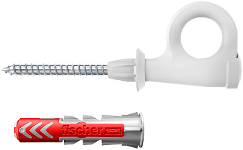 Дюбель с шурупом-петлей DUOPOWER 6х30 CCW (уп.6шт)