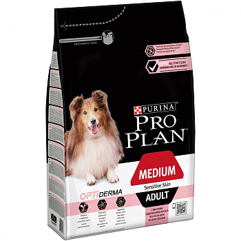 PRO PLAN DOG ВзрМелП ЧувКож Лос 4x3кг ЧЗ