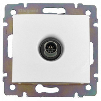 Механизм розетки TV звезда 1,5дБ VALENA белый Legrand 774429 Франция