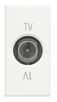 BT Axolute White Розетка TV оконечная "папа" с возможностью обратной связи 1 мод HD4202D