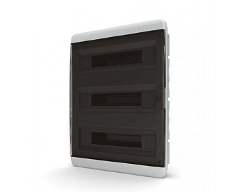 Щит пласт TEKFOR 54 мод Встраиваемый с темной дверцей BVK 40-54-1IP41 TF5-KP12-V-54-41-K01-K03
