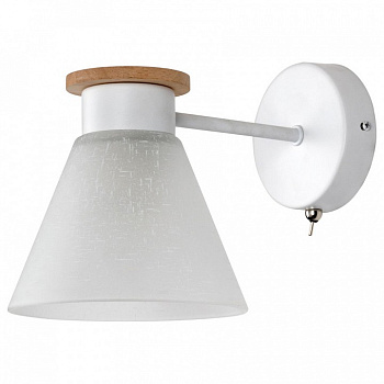 ARTELAMP Бра E14 60W 180x240  бел./стекл. TYLER A1031AP-1WH