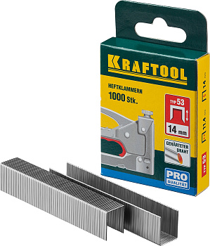Скобы "KRAFTOOL" 53 тип 14мм 31670-14
