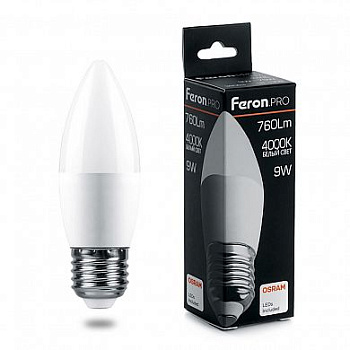 Лампа LED СВЕЧА 9W 2700К E27 230V LB-1309 OSRAM 38062