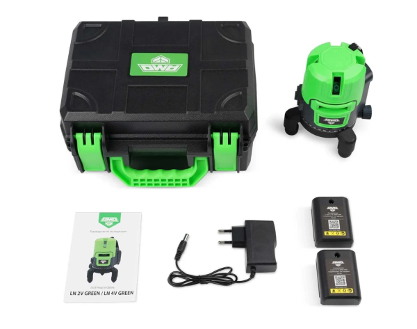 Лазерный уровень AMO LN 4V Green