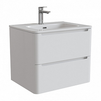 Тумба с умывальником, подвесная, 60 см, белая, Эдифис (Edifice), IDDIS, EDI60W0i95K, шт