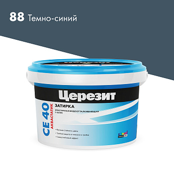 Затирка CERESIT 2-5 88 СЕ 40/2 темно-синий 2кг водоотталк.