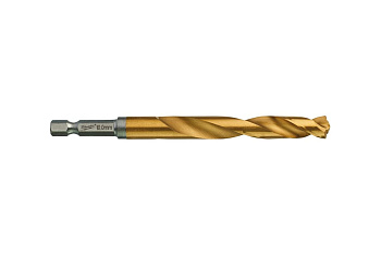 Сверло по металлу "Milwaukee RedHEX HSS-G TiN" Ø10,0мм (уп.1шт) 48894723 