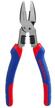Плоскогубцы многофункциональные комбинированные "Workpro" 200мм WP231085 