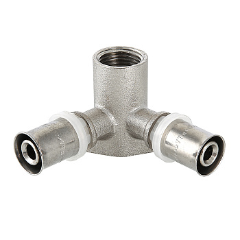 Пресс-тройник 16х1/2" с креплением Valtec (VTm.234.N.160416)