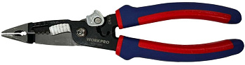 Многофункциональный инструмент "Workpro" для зачистки проводов 5в1 WP291011