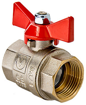 Кран шар. бабочка 1" ВН/ВН BASE Valtec (VT.217.N.06)