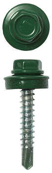 Саморез кровельный по дереву 4,8х29 RAL 6002 (250шт) DAXMER