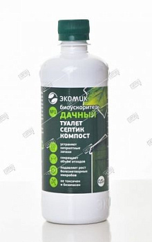 Ср-во д/дачных туалетов, септиков и компоста Биоускоритель Экомик Дачный 0,5л (20) 58721