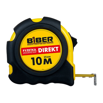 Рулетка "Biber" Direkt 10м х 25мм 40105