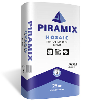 Клей PIRAMIX  MOSAIC 25кг для бассейнов 