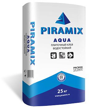 Клей PIRAMIX  AQUA  25кг для бассейнов 