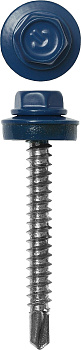 Саморез кровельный по дереву 4,8х50 RAL 5005 (200шт)