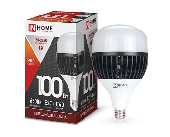 Лампа LED HP-PRO 100W 220V 9000lm 6500K E27/E40 IN HOME 4690612035697