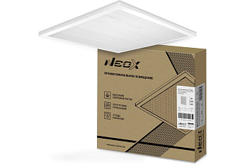 NEOX Панель LED универсальная 45Вт ДВО-02 4565-ПРИЗМА 6500К 4700лм 230В 595х595х25 (1/4)