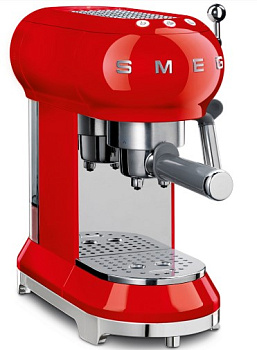 SMEG Кофемашина-экспрессо красная - ECF01RDEU