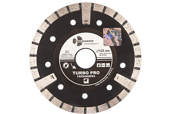 Диск алмазный TURBO глубокорез Ø125х22,23мм Trio Diamond TP152
