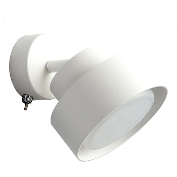 FERON HL3670 Светильник настенный 12W, 230V, GX53,белый D110*H70*138,5мм  IP20 (40)