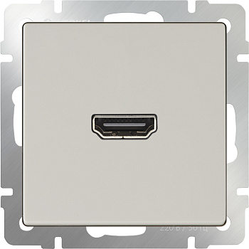 Розетка HDMA WL03-60-11 Слоновая Кость WERKEL