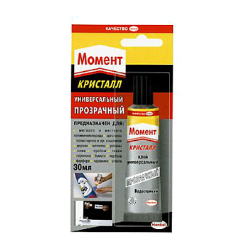 клей"МОМЕНТ-Кристалл"(30мл;10/120шт) в шоу-боксе/ 873873